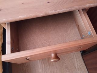 2 Mesillas de noche madera maciza de pino. 69 x 39