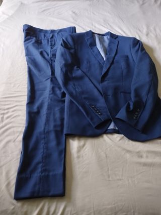 Traje azul caballero Chaqueta t 46 Pantalón T 42
