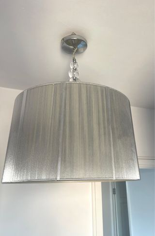 Lámpara gris plata - Moderna