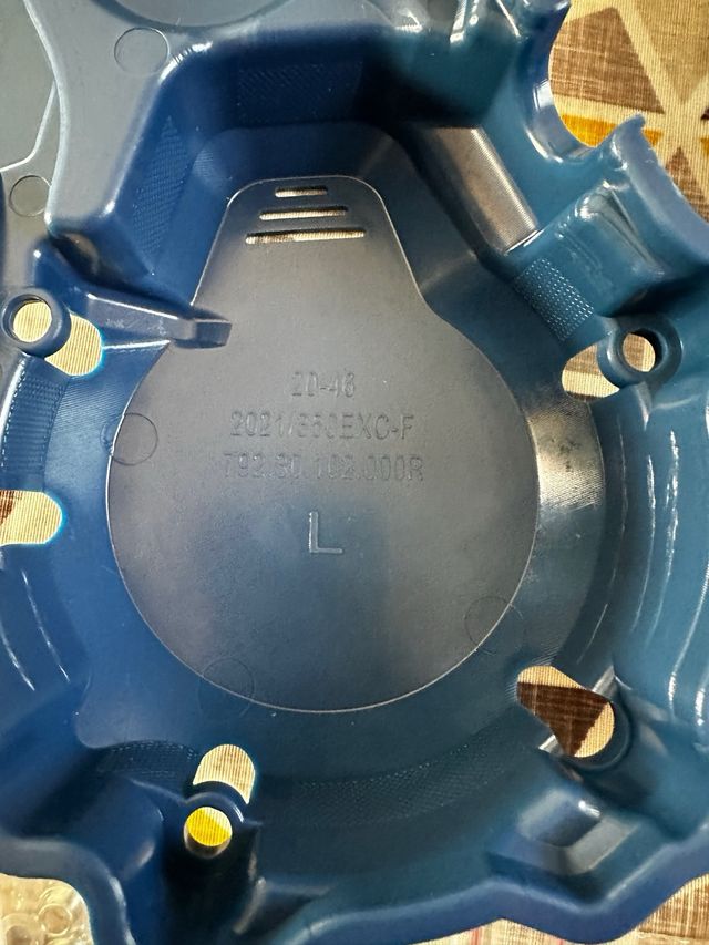 Cubiertas cárter motor y embrague KTM EXCF 250/350