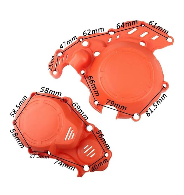 Cubiertas cárter motor y embrague KTM EXCF 250/350