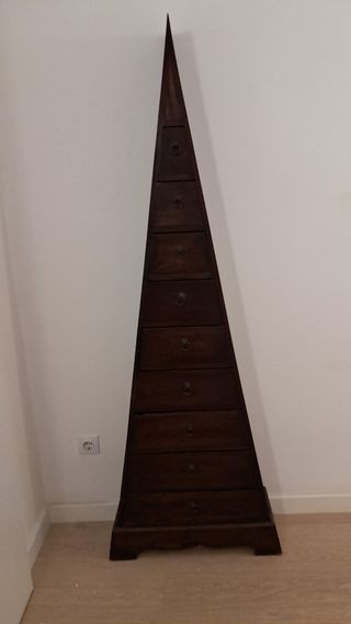 Cajonera pirámide 12 cajones madera