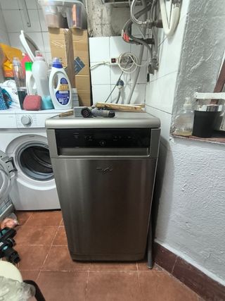 Lavavajillas Whirlpool 45cm Acero