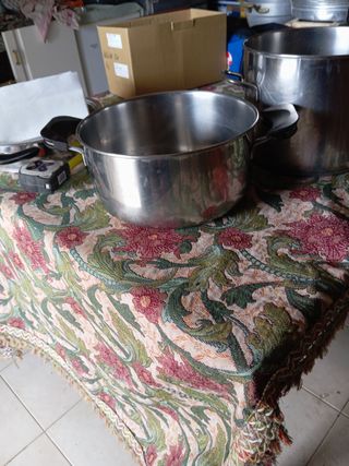 2 Pentole Acciaio Inox