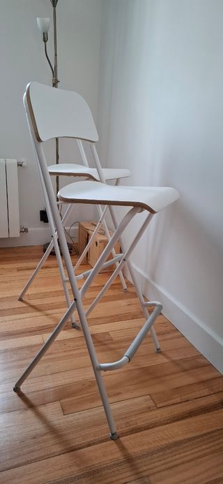 Sgabello pieghevole bianco IKEA Franklin
