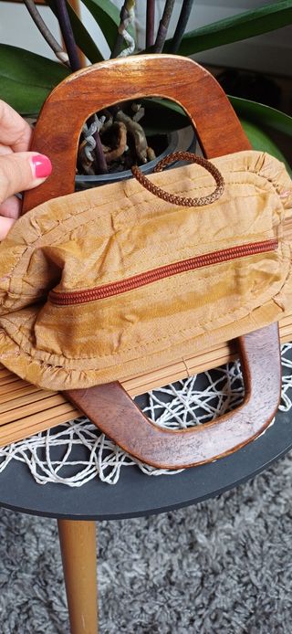 Bolso bambú vintage