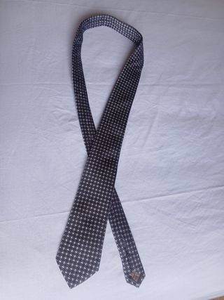 Corbata Dustin - Negra y Blanca