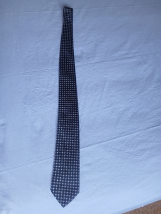 Corbata Dustin - Negra y Blanca