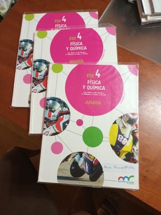 física y química de anaya de cuarto de la eso