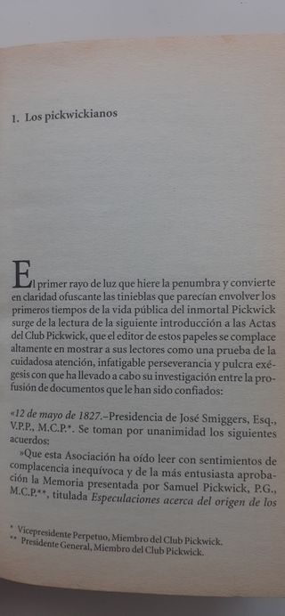 Papeles póstumos del Club Pickwick