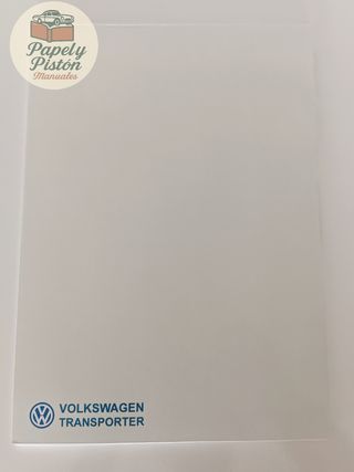 MANUAL DE TALLER VOLKSWAGEN TRANSPORTER