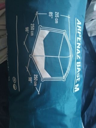 TIENDA CAMPAÑA Decathlon .Ampliar espacio.