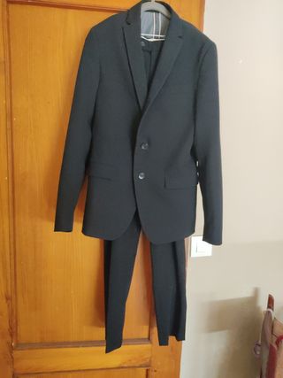 Traje Azul Marino Hombre - Talla 38