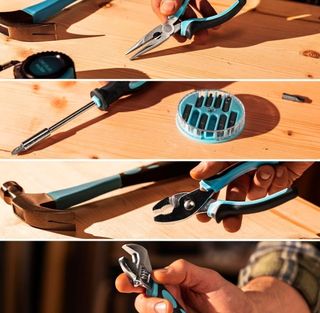 Cassetta attrezzi 28pz blu