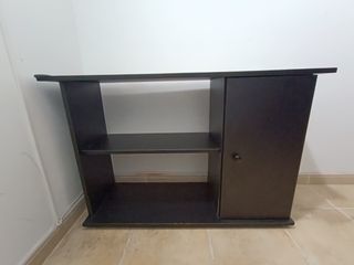 Mueble recibidor negro