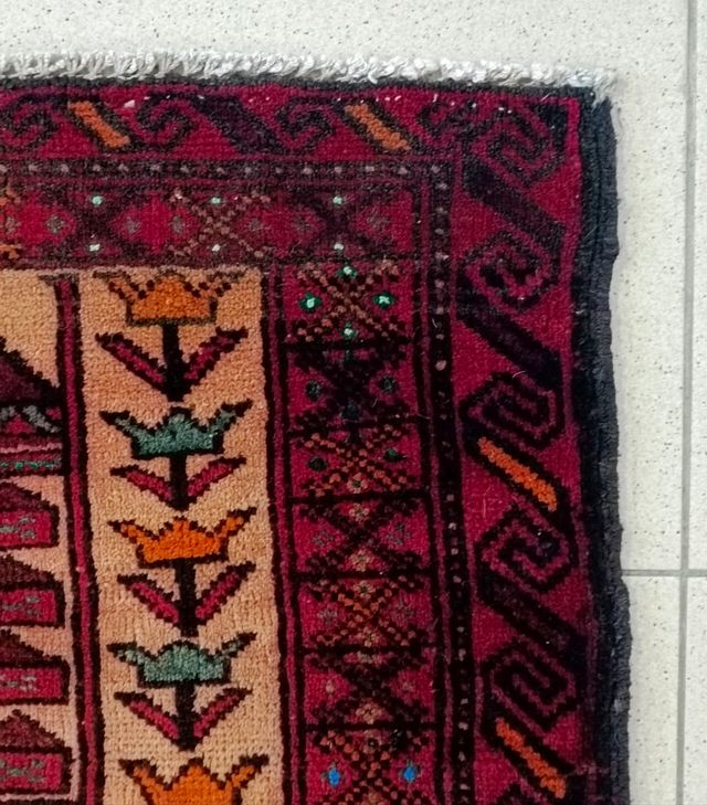 Tappeto Turkmen vecchio 86x45cm