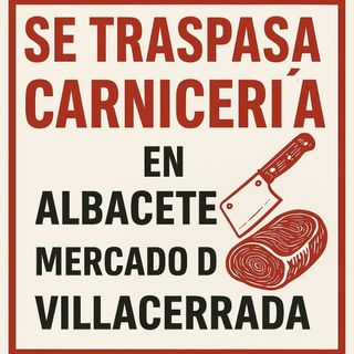 Traspaso carnicería en Mercado de Villacerrada
