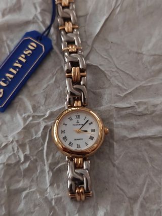 Reloj Calypso bañado en oro
