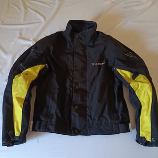 Chaqueta moto Dainese negra-amarilla