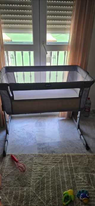 Cuna Chicco bebé - Gris