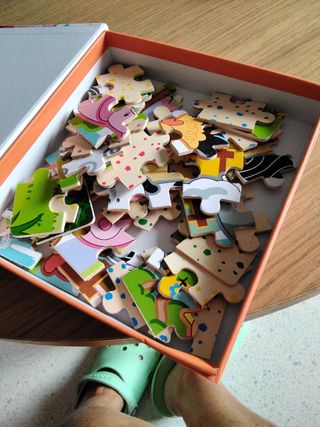 Puzzle Granja 4 piezas - 3 años