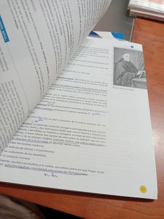 Cuarto de la ESO de lengua y literatura