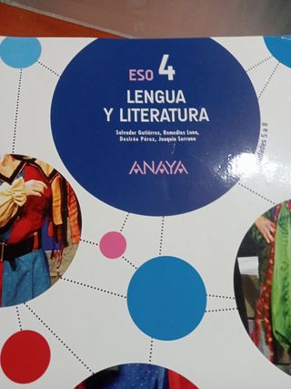 Cuarto de la ESO de lengua y literatura