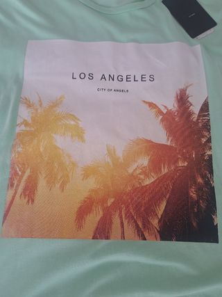 Camiseta verde Los Ángeles
