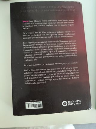Noesi. Textos de filosofia per a les PAU 2023