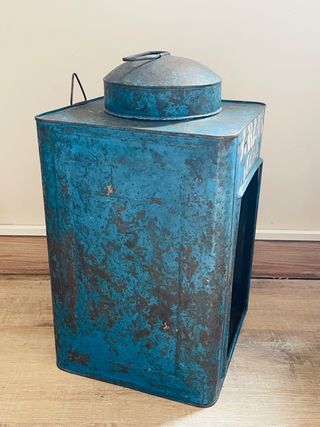 2 Faroles metálicos vintage