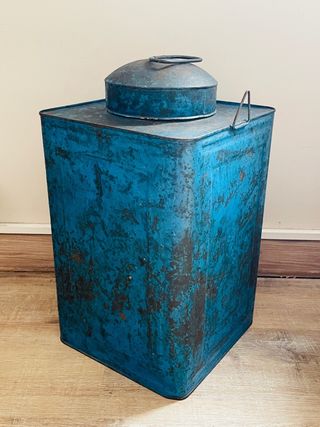 2 Faroles metálicos vintage