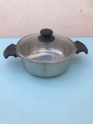 Olla acero inoxidable c/tapa