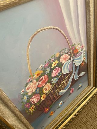 Cuadro Flores - Pintura al óleo