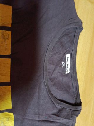 Camiseta in extenso XL marrón