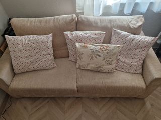 Sofá cama beige - Cómodo y elegante