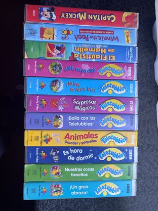 VHS per bambini: Disney e Teletubbies