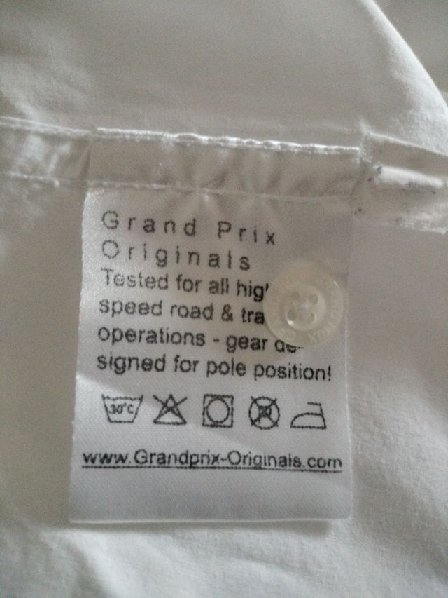 Camisa Grand Prix Originals. Entallada Algodon100