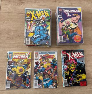 LOTE CÓMICS MUTANTES AÑOS 90 FORUM 