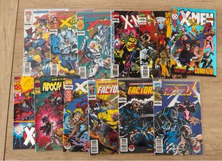 LOTE CÓMICS MUTANTES AÑOS 90 FORUM 