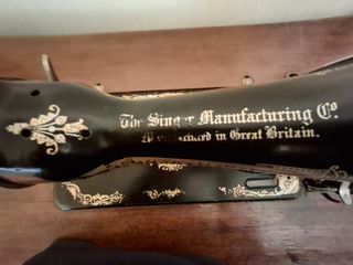 Máquina coser antigua Singer