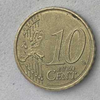 10-04048-España 10 cent € -  2018 - cuño roto pelo