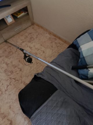3 Cañas Pesca: 2 telescópicas + 1