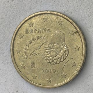 10-04050-España 10 cent € -  2019 - cuño roto pelo