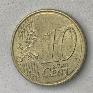 10-04050-España 10 cent € -  2019 - cuño roto pelo