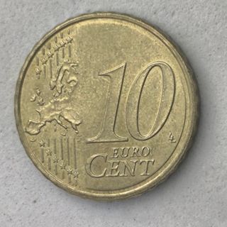 10-04051-España 10 cent € -  2019 - cuño roto pelo