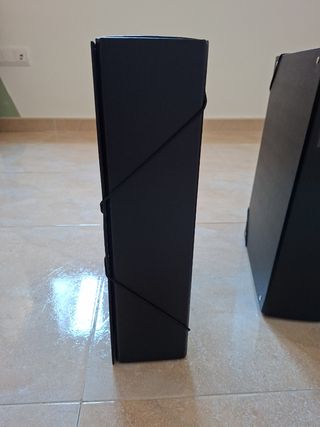 3 carpetas proyectos, duras de cartón + 1 carpeta