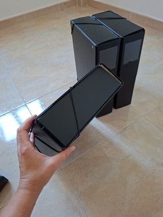 3 carpetas proyectos, duras de cartón + 1 carpeta