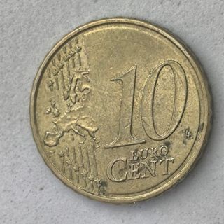 10-04054-España 10 cent € -  2019 - troquel irregu