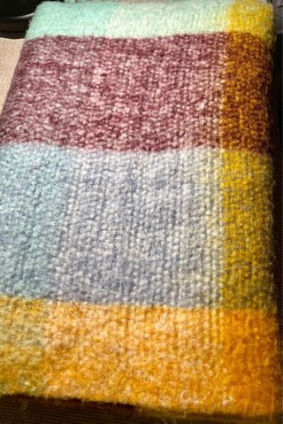 Chal multicolor grande de lana