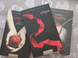Tres libros saga crepúsculo